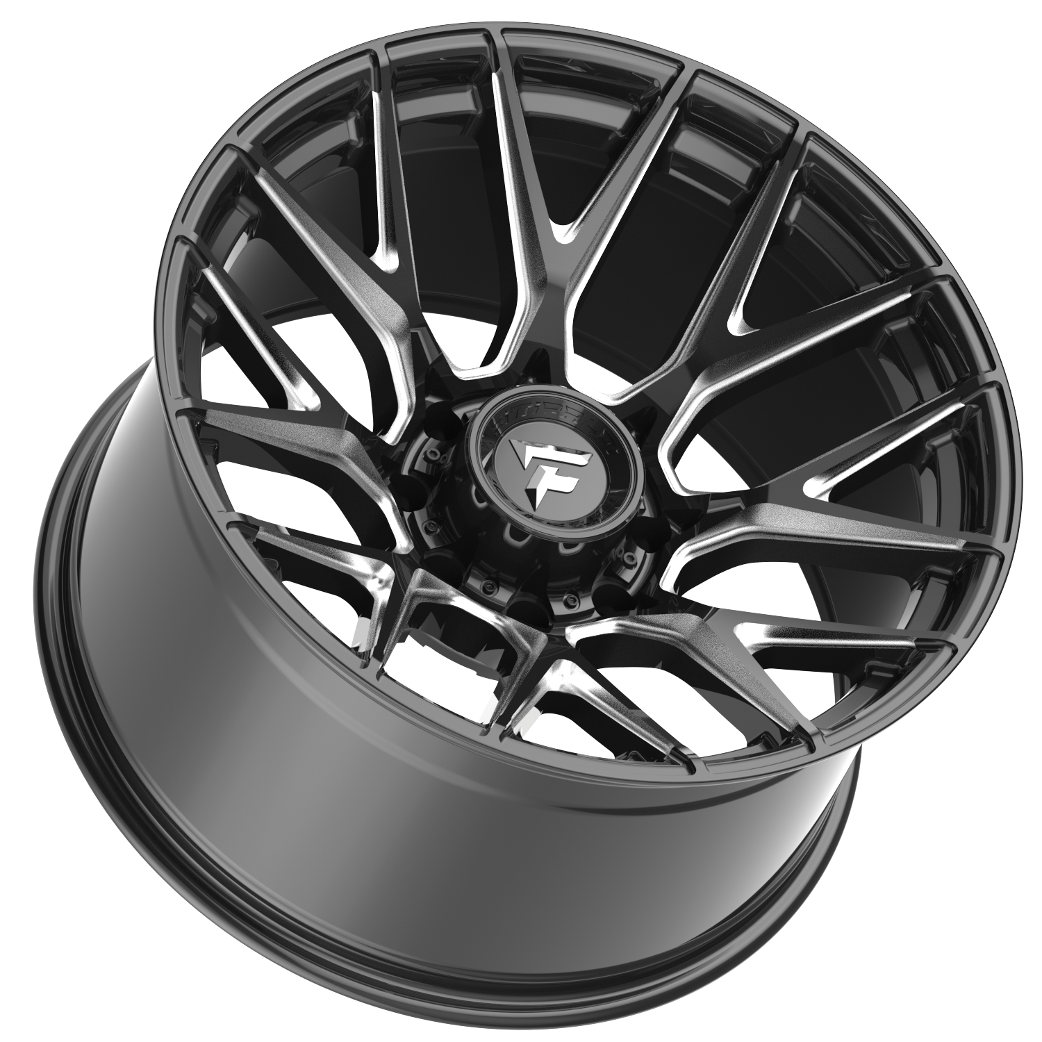 Fittipaldi Off Road FA27BM Wheel - Gloss Black Milled