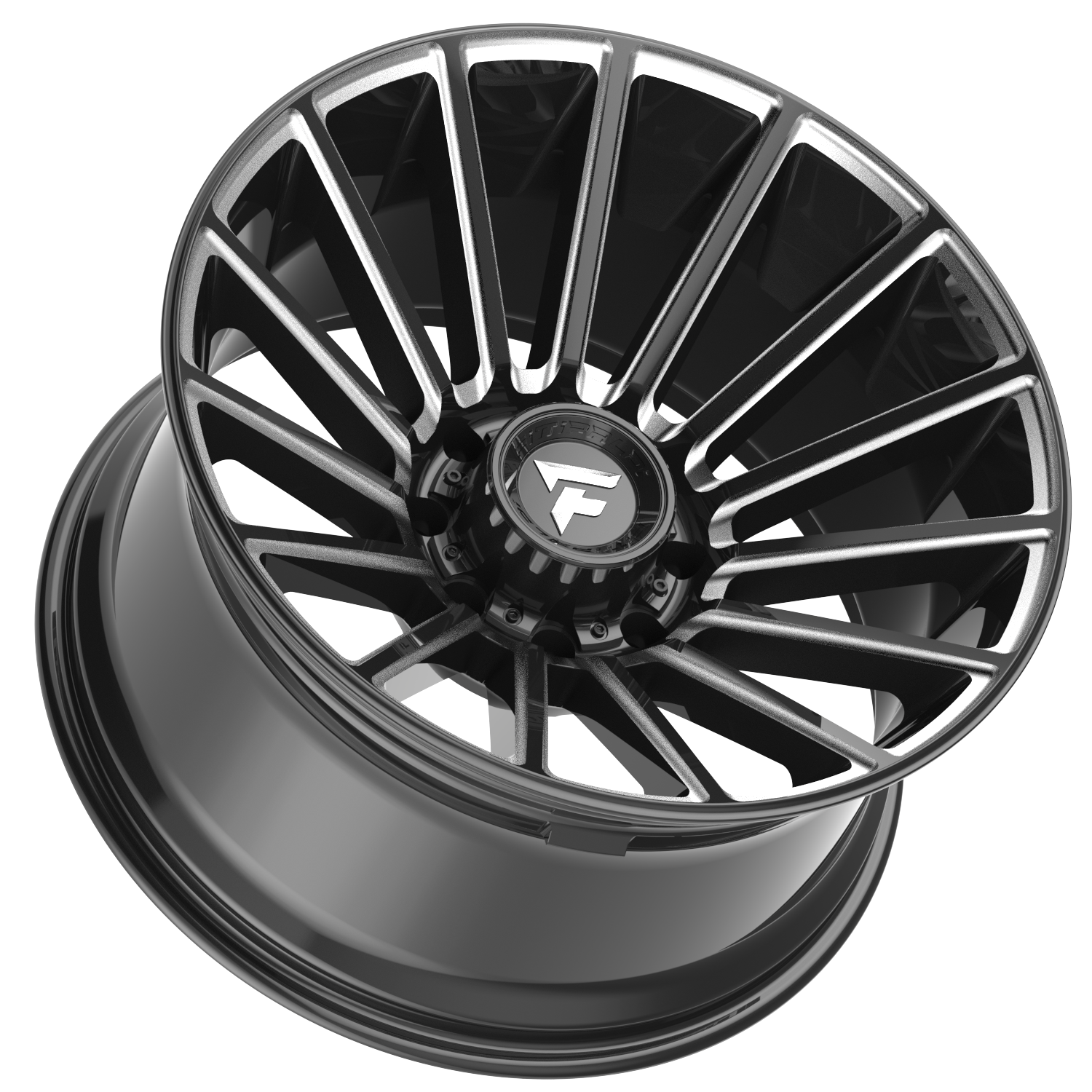 Fittipaldi Off Road FA28BM Wheel - Gloss Black Milled