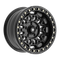 Fittipaldi Off Road FB150B Wheel - Satin Black with Gloss Black Forged Ring