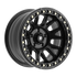 Fittipaldi Off Road FB151B Wheel - Satin Black with Gloss Black Forged Ring