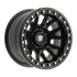 Fittipaldi Off Road FB151B Wheel - Satin Black with Gloss Black Forged Ring