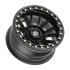 Fittipaldi Off Road FB151B Wheel - Satin Black with Gloss Black Forged Ring