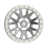 Fittipaldi Off Road FB151M Wheel - Gloss Silver Machined with Machined Ring