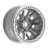 Fittipaldi Off Road FB151M Wheel - Gloss Silver Machined with Machined Ring