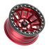 Fittipaldi Off Road FB151R Wheel - Gloss Red Machined with Red Tint and Gloss Black Ring