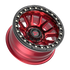 Fittipaldi Off Road FB151R Wheel - Gloss Red Machined with Red Tint and Gloss Black Ring