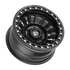Fittipaldi Off Road FB152B Wheel - Satin Black with Gloss Black Forged Ring