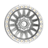 Fittipaldi Off Road FB152M Wheel - Gloss Silver Machined with Machined Ring