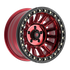 Fittipaldi Off Road FB152R Wheel - Gloss Red Machined with Red Tint and Gloss Black Ring