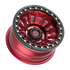Fittipaldi Off Road FB152R Wheel - Gloss Red Machined with Red Tint and Gloss Black Ring