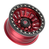Fittipaldi Off Road FB152R Wheel - Gloss Red Machined with Red Tint and Gloss Black Ring
