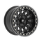 Fittipaldi Off Road FB153B Wheel - Satin Black with Gloss Black Forged Ring
