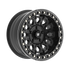 Fittipaldi Off Road FB153B Wheel - Satin Black with Gloss Black Forged Ring
