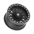 Fittipaldi Off Road FB153B Wheel - Satin Black with Gloss Black Forged Ring