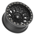 Fittipaldi Off Road FB153B Wheel - Satin Black with Gloss Black Forged Ring