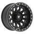 Fittipaldi Off Road FB153B Wheel - Satin Black with Gloss Black Forged Ring