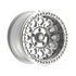 Fittipaldi Off Road FB153M Wheel - Gloss Silver Machined with Machined Ring