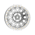 Fittipaldi Off Road FB153M Wheel - Gloss Silver Machined with Machined Ring