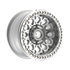 Fittipaldi Off Road FB153M Wheel - Gloss Silver Machined with Machined Ring