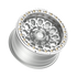 Fittipaldi Off Road FB153M Wheel - Gloss Silver Machined with Machined Ring