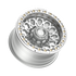 Fittipaldi Off Road FB153M Wheel - Gloss Silver Machined with Machined Ring