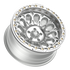 Fittipaldi Off Road FB153M Wheel - Gloss Silver Machined with Machined Ring
