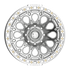 Fittipaldi Off Road FB153M Wheel - Gloss Silver Machined with Machined Ring