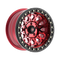 Fittipaldi Off Road FB153R Wheel - Gloss Red Machined with Red Tint and Gloss Black Ring