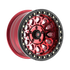 Fittipaldi Off Road FB153R Wheel - Gloss Red Machined with Red Tint and Gloss Black Ring