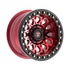 Fittipaldi Off Road FB153R Wheel - Gloss Red Machined with Red Tint and Gloss Black Ring