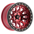Fittipaldi Off Road FB153R Wheel - Gloss Red Machined with Red Tint and Gloss Black Ring