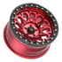 Fittipaldi Off Road FB153R Wheel - Gloss Red Machined with Red Tint and Gloss Black Ring