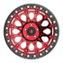 Fittipaldi Off Road FB153R Wheel - Gloss Red Machined with Red Tint and Gloss Black Ring
