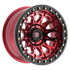 Fittipaldi Off Road FB153R Wheel - Gloss Red Machined with Red Tint and Gloss Black Ring