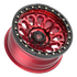 Fittipaldi Off Road FB153R Wheel - Gloss Red Machined with Red Tint and Gloss Black Ring