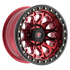 Fittipaldi Off Road FB153R Wheel - Gloss Red Machined with Red Tint and Gloss Black Ring