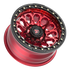 Fittipaldi Off Road FB153R Wheel - Gloss Red Machined with Red Tint and Gloss Black Ring