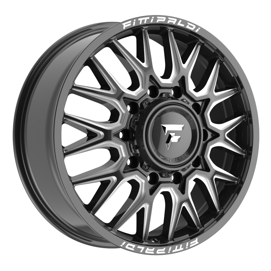 Fittipaldi Off Road FD650F Wheels – Gloss Black Milled | 22x8.25, 24x8.25