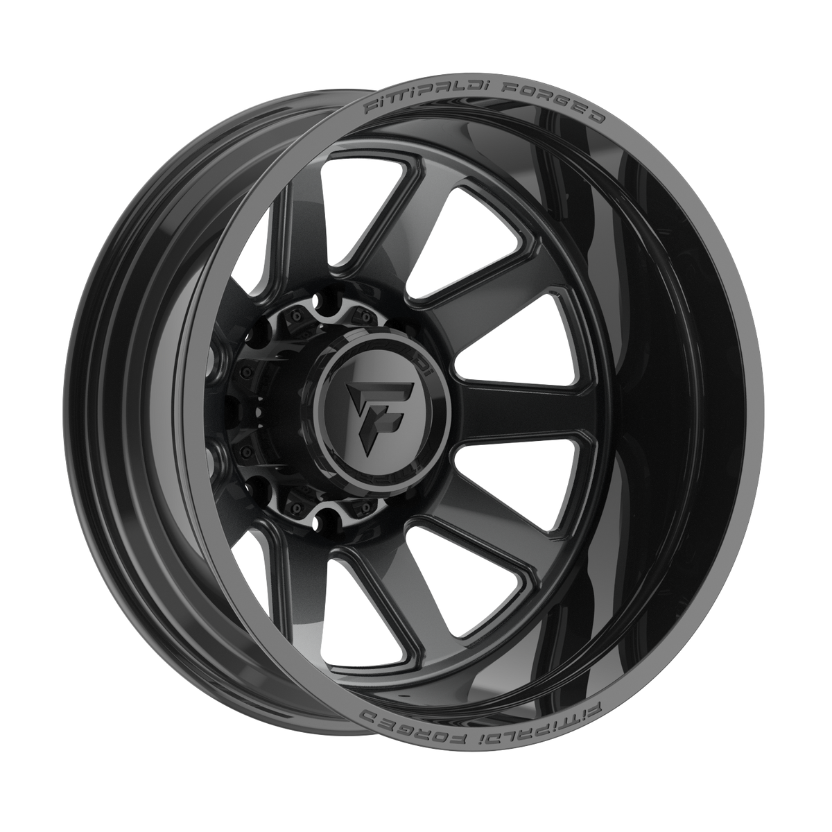 Fittipaldi Off Road FDF603F Wheels – Gloss Black | 22x8.25, 24x8.25