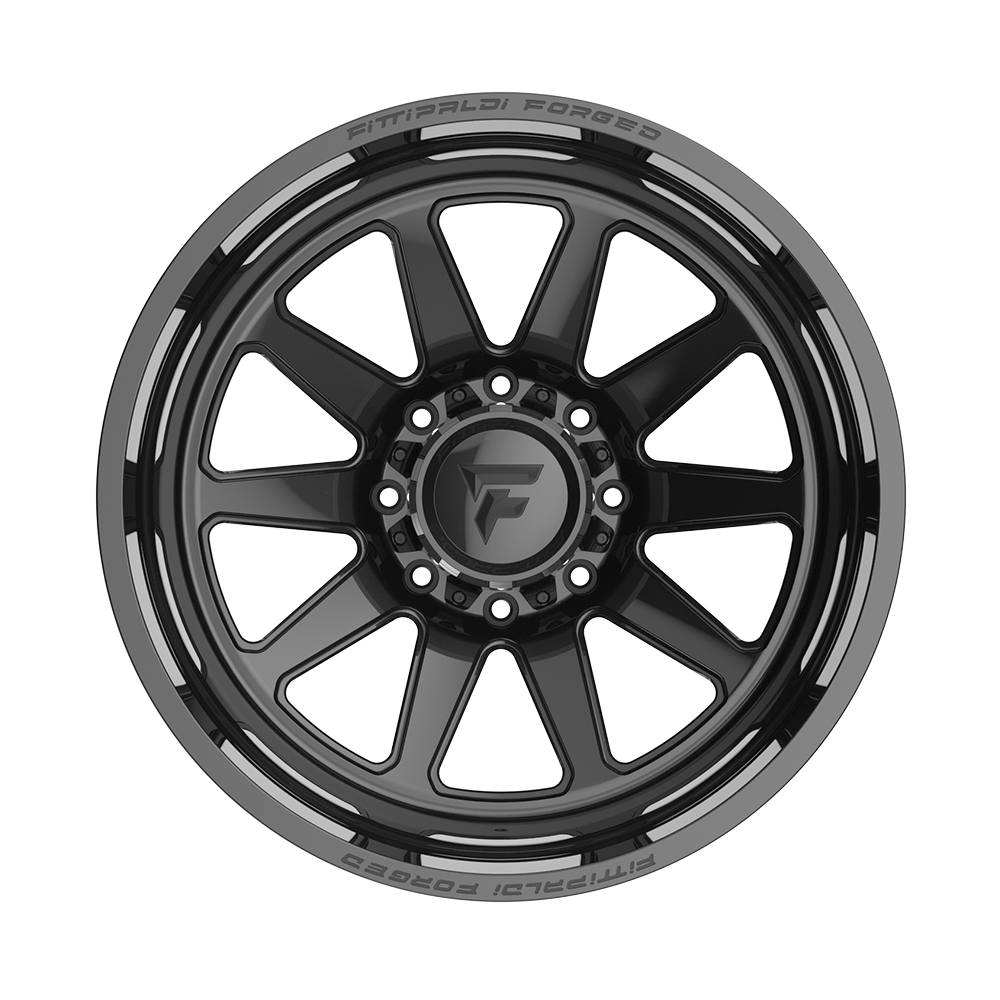 Fittipaldi Off Road FDF603F Wheels – Gloss Black | 22x8.25, 24x8.25