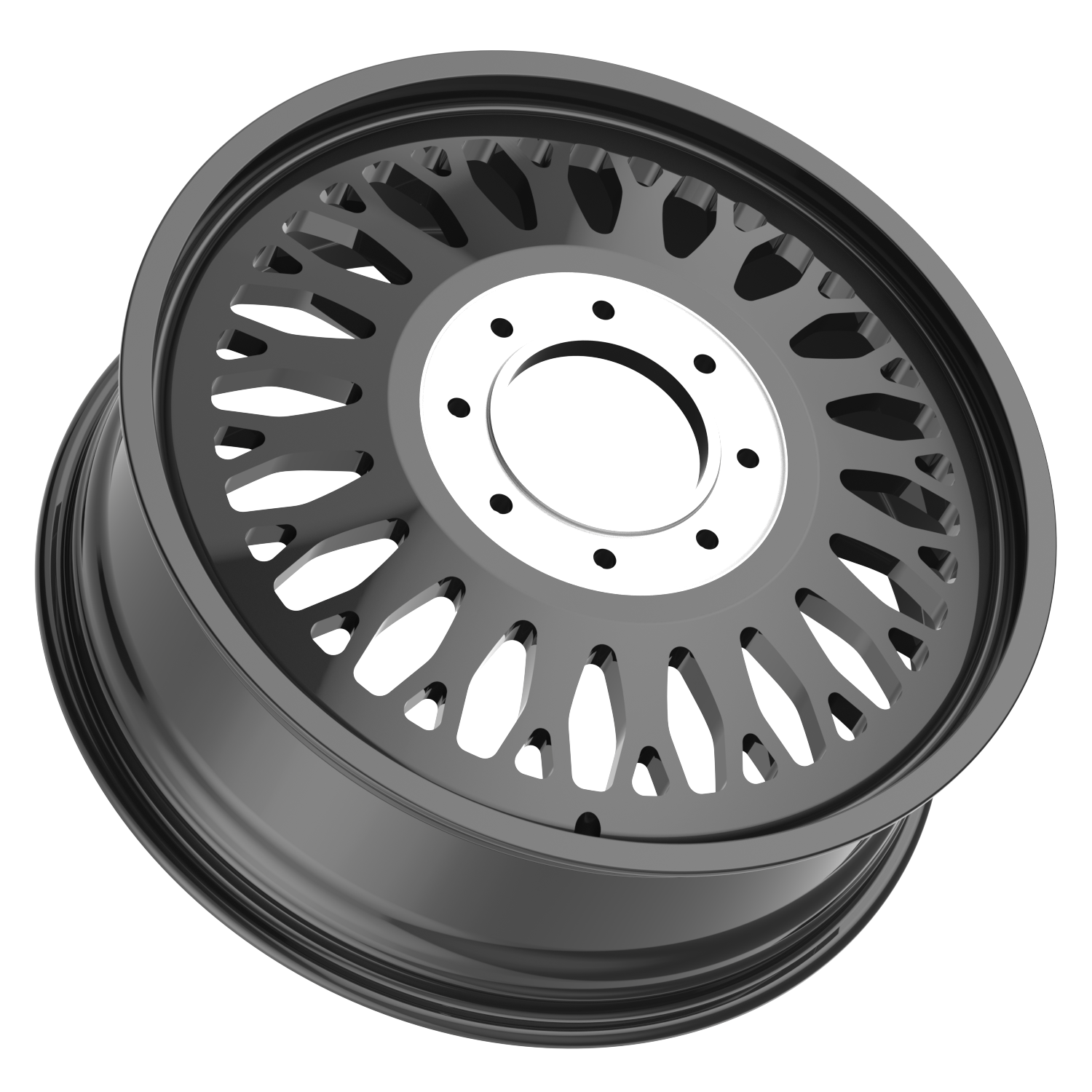 Fittipaldi Off Road FDF604F Wheels – Gloss Black | 22x8.25, 24x8.25