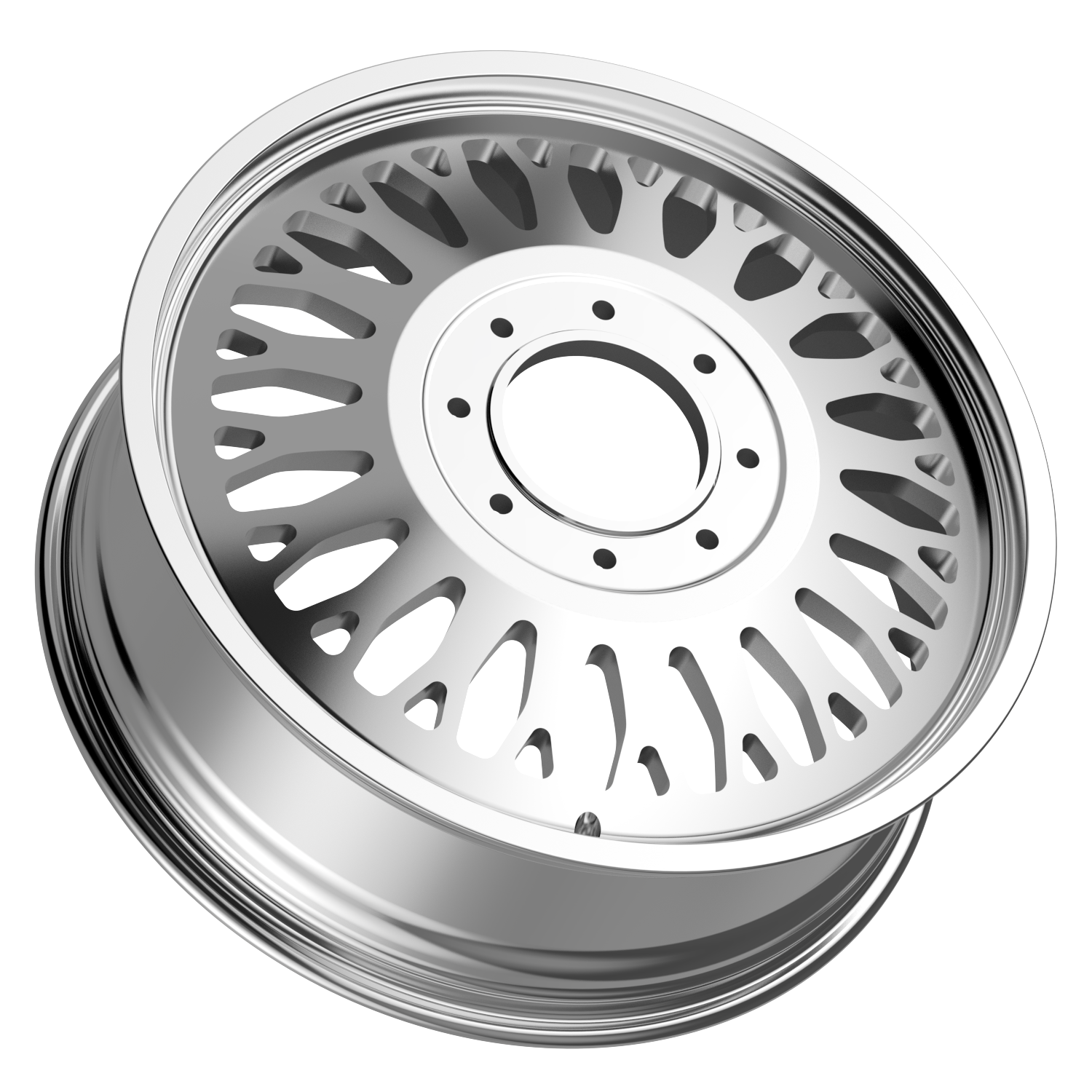 Fittipaldi Off Road FDF604F Wheels – Polished | 22x8.25, 24x8.25
