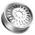 Fittipaldi Off Road FDF604F Wheels – Polished | 22x8.25, 24x8.25