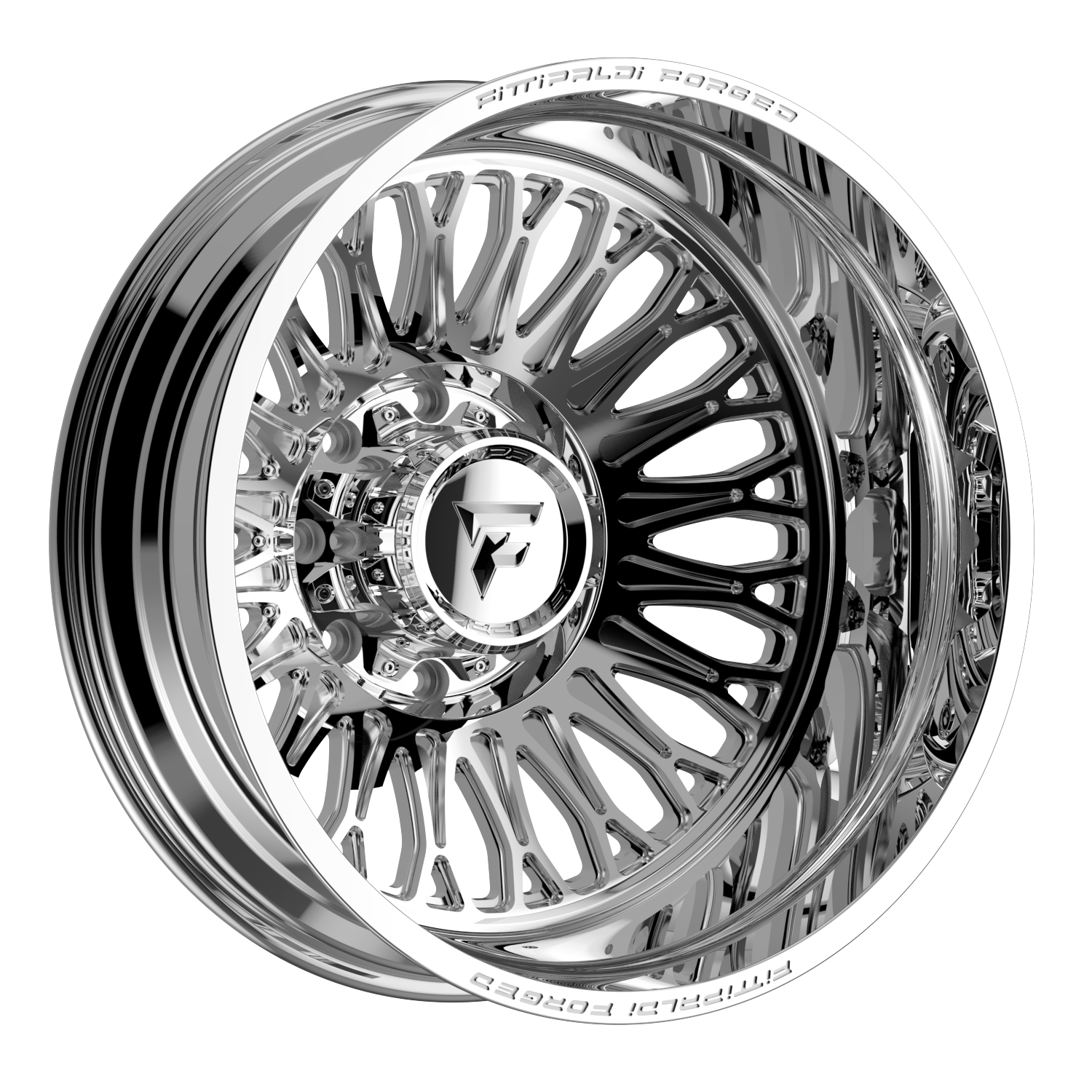 Fittipaldi Off Road FDF604F Wheels – Polished | 22x8.25, 24x8.25