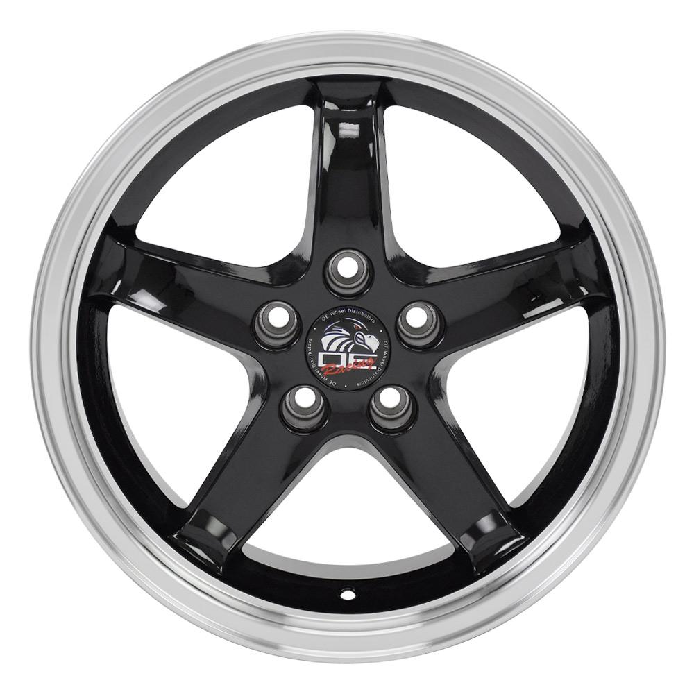 OE FR04B Wheels - Gloss Black Machined Lip