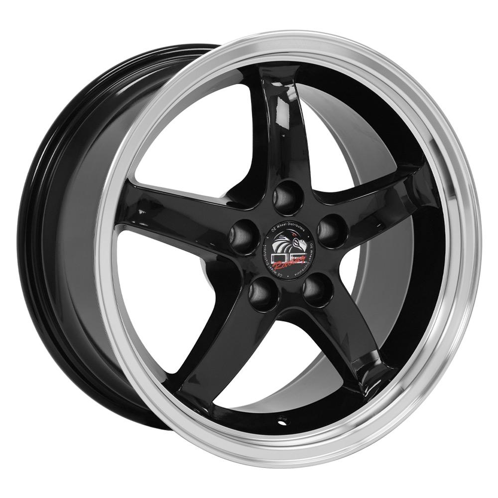 OE FR04B Wheels - Gloss Black Machined Lip