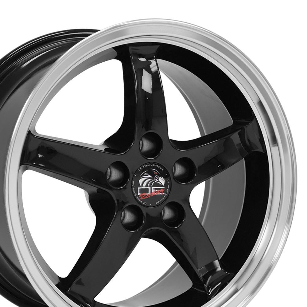 OE FR04B Wheels - Gloss Black Machined Lip