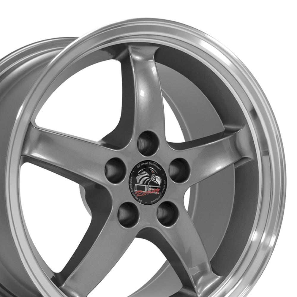 OE FR04B Wheels - Gloss Gunmetal Machined Lip