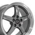 OE FR04B Wheels - Gloss Gunmetal Machined Lip