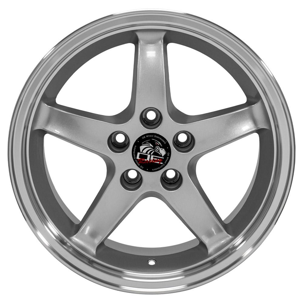 OE FR04B Wheels - Gloss Silver Machined Lip